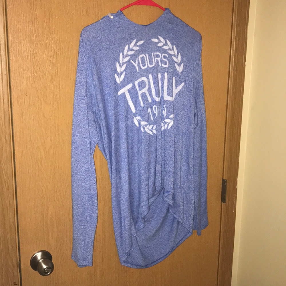 Blue hoodie